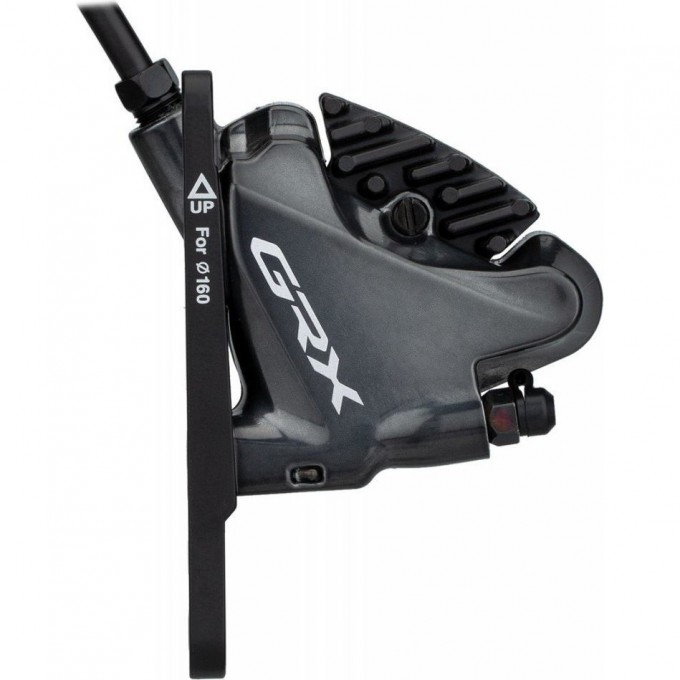 Калипер SHIMANO RX810, GRX, передний, FLAT MOUNT, с адаптацией под 140/160 мм, полимерные колодки L03A с кулером IBRRX810F6RF Калипер SHIMANO RX810, GRX, передний, FLAT MOUNT, с адаптацией под 140/160 мм, полимерные колодки L03A с кулером IBRRX810F6RF
