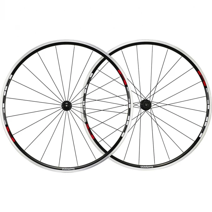 Колеса для велосипеда SHIMANO R501 переднее и заднее, 28", черный EWHR501PCBY Колеса для велосипеда SHIMANO R501 переднее и заднее, 28", черный EWHR501PCBY
