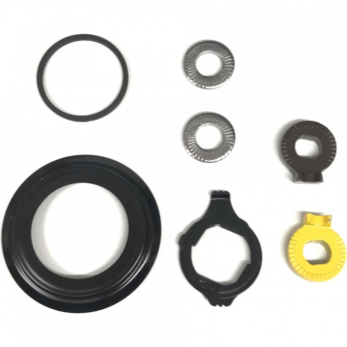 Комплект SHIMANO SM-7R45L, с шайбой 3,2 мм, 2 штуки, без гаек, правый пыльник KSM7R45N130X