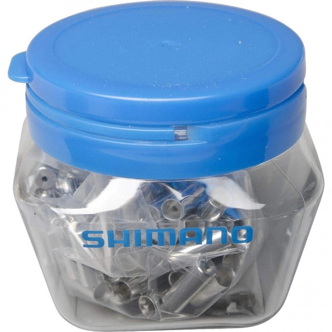 Концевик оплетки SHIMANO металлический диаметр 5 мм внутренний/6 мм внешний, 200 штук Y60B98011 Концевик оплетки SHIMANO металлический диаметр 5 мм внутренний/6 мм внешний, 200 штук Y60B98011