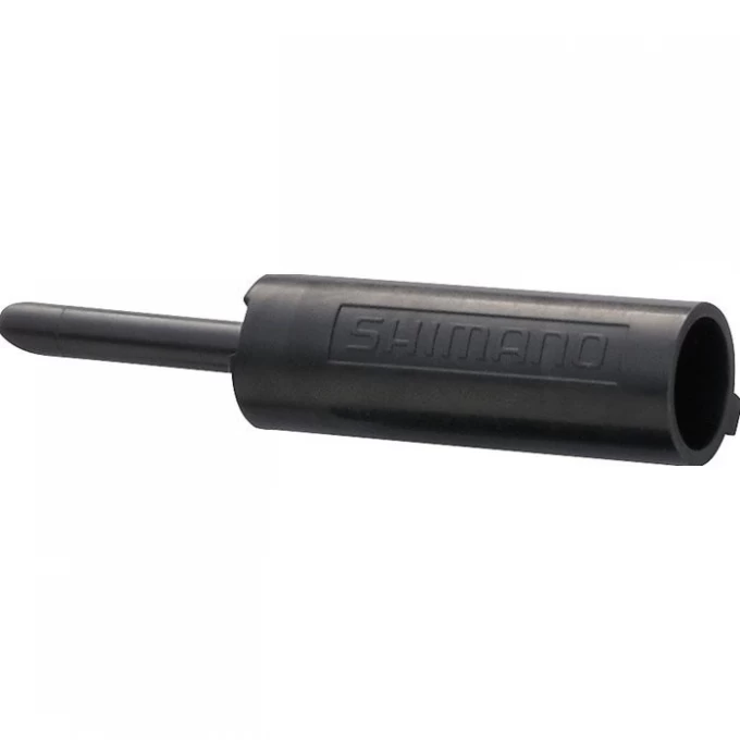 Концевик оплетки SHIMANO, пластик, внутренний диаметр 4 мм, внешний диаметр 6 мм, с язычком Y63Z98960