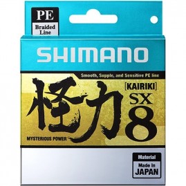 Леска плетёная SHIMANO KAIRIKI 8 PE 150 м разноцветная 0.230 мм 22.5 кг