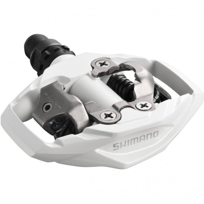 Педали SHIMANO, M530, SPD, с шипами, белый EPDM530W