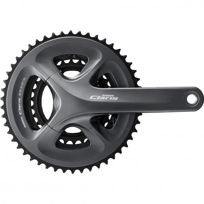 Система SHIMANO CLARIS, R2030, 175 мм, интегрированный вал, 8 скоростей, 50/39/30T EFCR2030EX090X