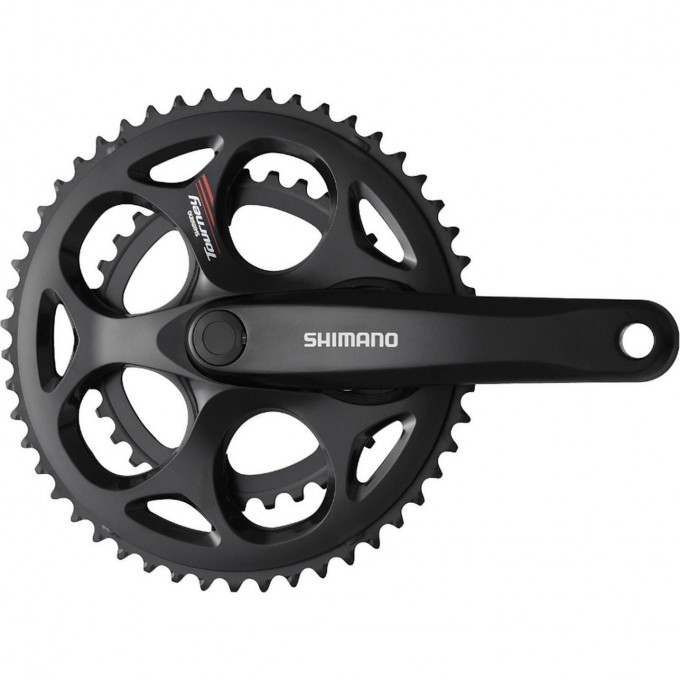 Система SHIMANO Tourney, A070, 170 мм, квадрат, 50/34, с болтами, черный EFCA070C04X