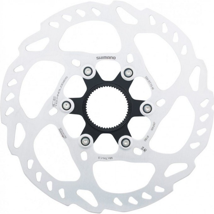 Тормозной диск SHIMANO SLX, RT70, 180 мм, CENTER LOCK ISMRT70M Тормозной диск SHIMANO SLX, RT70, 180 мм, CENTER LOCK ISMRT70M