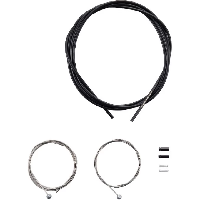 Трос и оплетка тормоза SHIMANO MTB, трос 1000 мм/2050 мм нержавейка, Y80098021