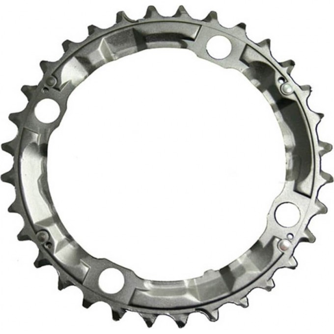 Звезда передняя SHIMANO DEORE для FC-M532 32T серебристая Y1J898070
