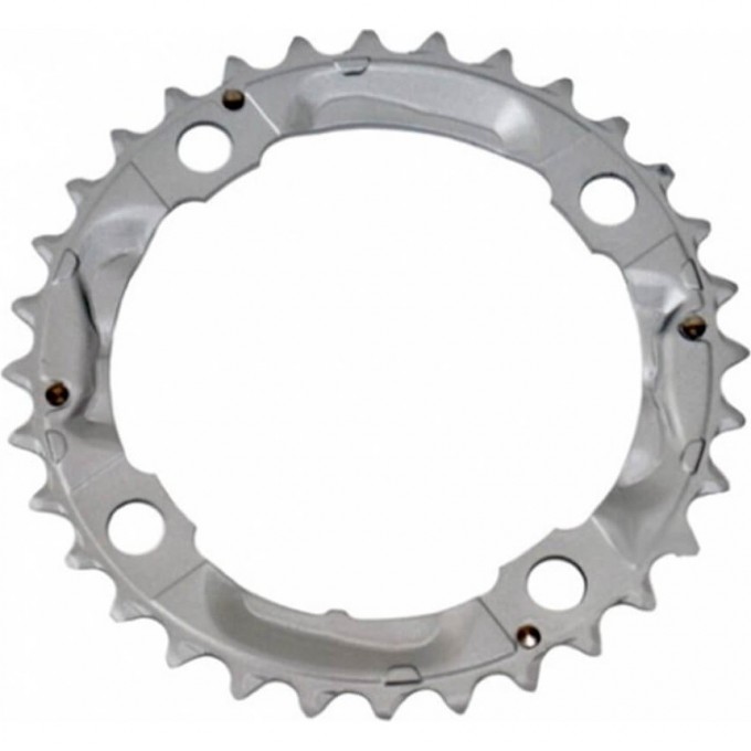 Звезда передняя SHIMANO FC-M430-8 32T серебристая, с защитой Y1M098060 Звезда передняя SHIMANO FC-M430-8 32T серебристая, с защитой Y1M098060