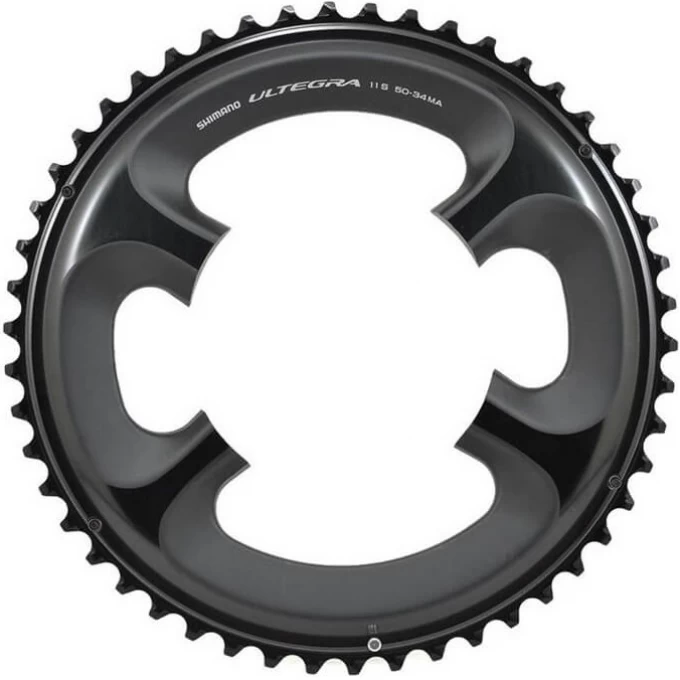 Звезда передняя SHIMANO ULTEGRA FC-6800, 50T-MA, черная, для 50-34T Y1P498060